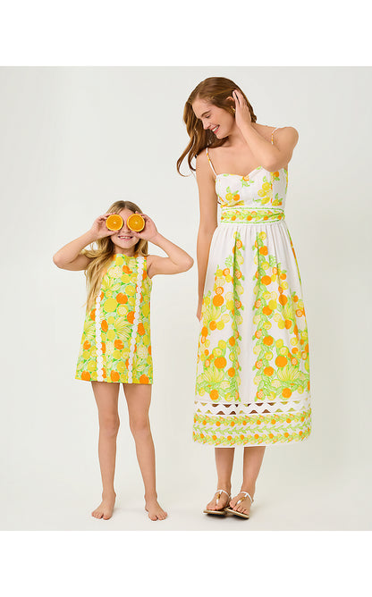 LITTLE LILLY CLASSIC SHIFT, ISLAND PALM ZESTY