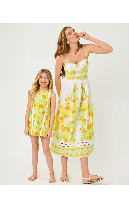 LITTLE LILLY CLASSIC SHIFT, ISLAND PALM ZESTY