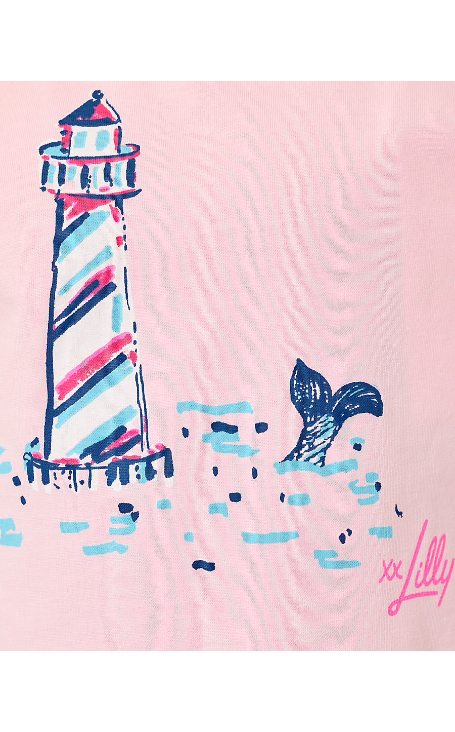 MINI CLAIRMONT TOP, MULTI LIGHTHOUSE CHILDRENS GRAPHIC