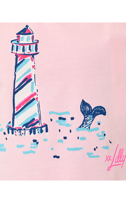 MINI CLAIRMONT TOP, MULTI LIGHTHOUSE CHILDRENS GRAPHIC
