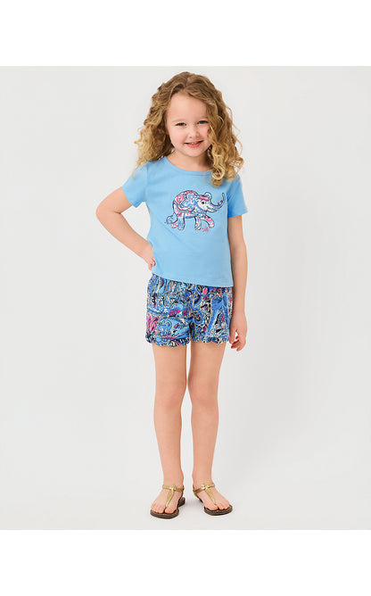 MINI CLAIRMONT TOP, MULTI PAISLEY PARADE CHILDRENS GRAPHIC