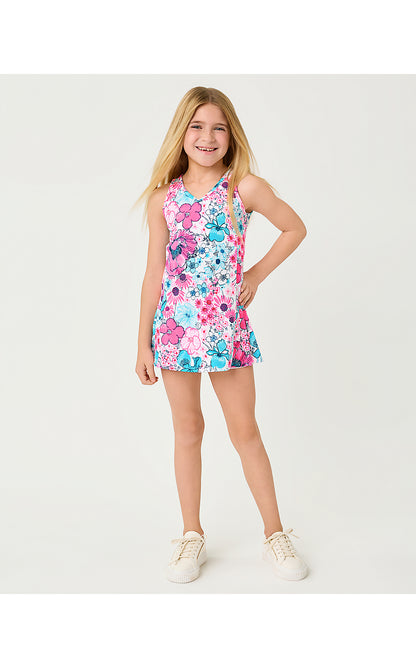 MINI BACIO ACTIVE DRESS UPF 50+, RESORT WHITE IN ALL HER GLORY