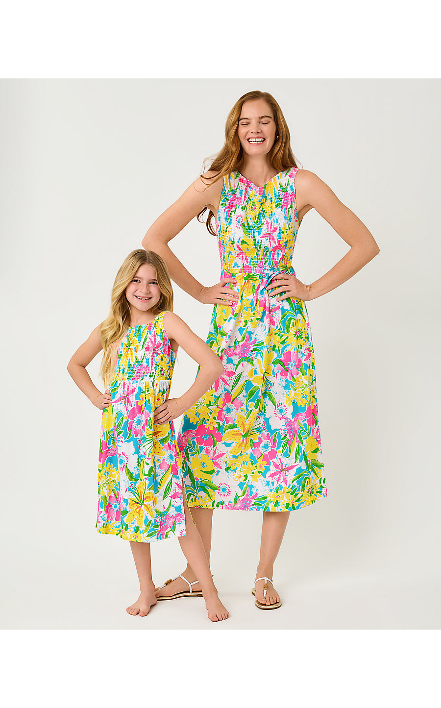 MINI FINNLEY MIDI DRESS, MULTI LOVELY LILLY