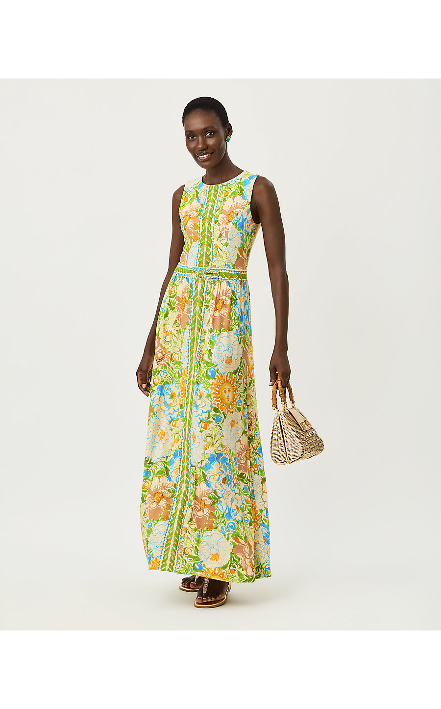 ROSALEY MAXI DRESS UPF 50+, RUTABAGA SYMPEONY ENGINEERED KNIT MAXI