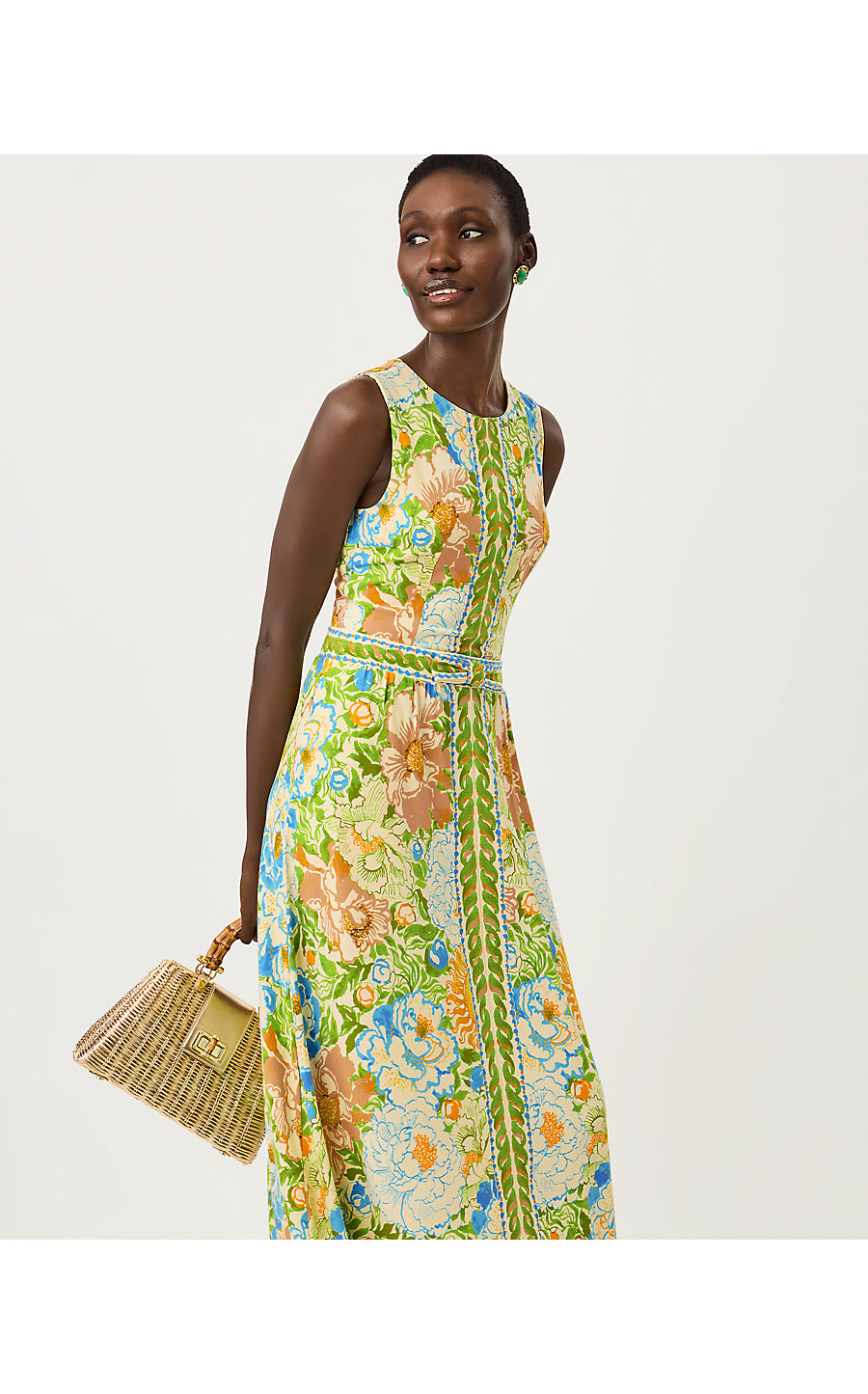 ROSALEY MAXI DRESS UPF 50+, RUTABAGA SYMPEONY ENGINEERED KNIT MAXI