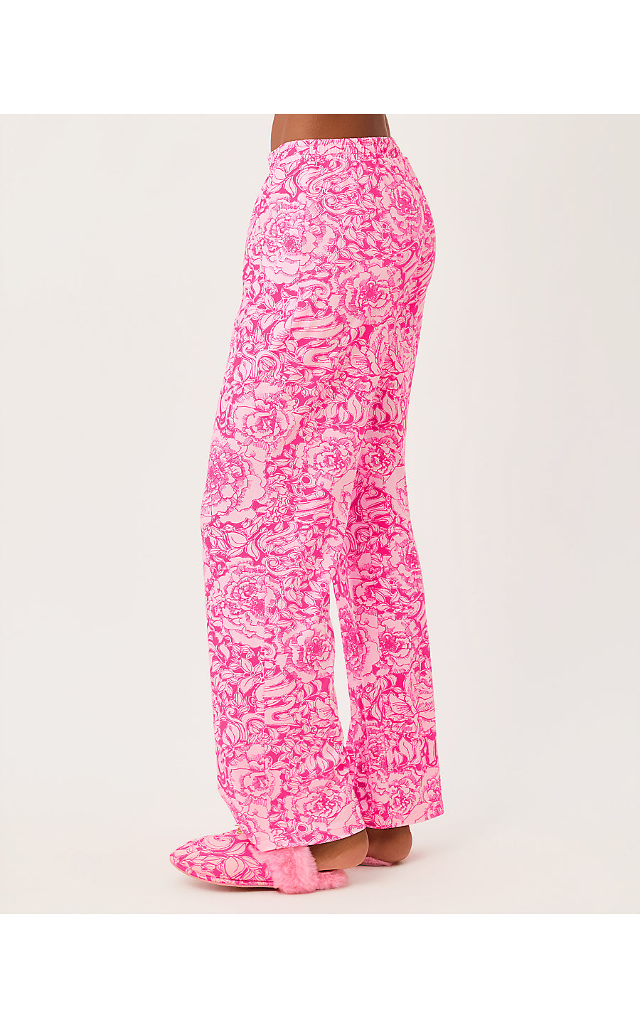 LYSANDRA PJ PANT, PINK ASTER A ROSE BY ANY OTHER NAME