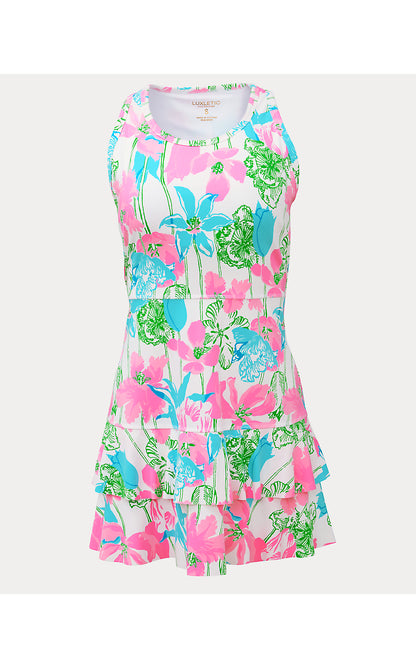 LUNAN ACTIVE DRESS UPF 50+, RESORT WHITE VINEY LINEY
