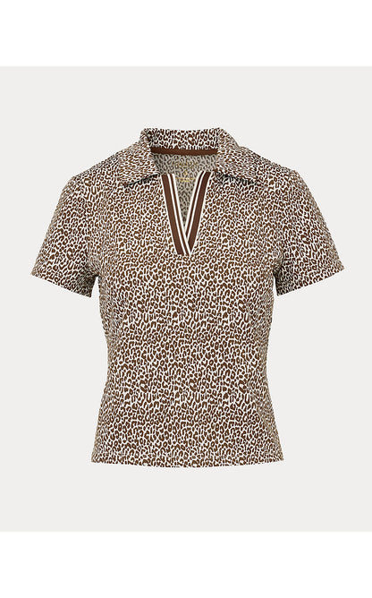 HURSTON POLO UPF 50+, COCO BEACH TWISTED UP ACTIVE JACQUARD