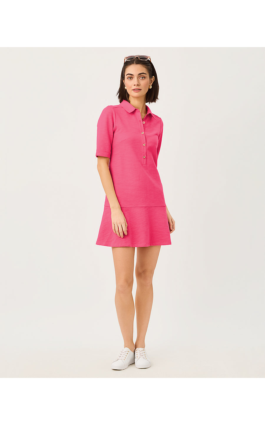 CARMELIA DRESS, PINK ASTER