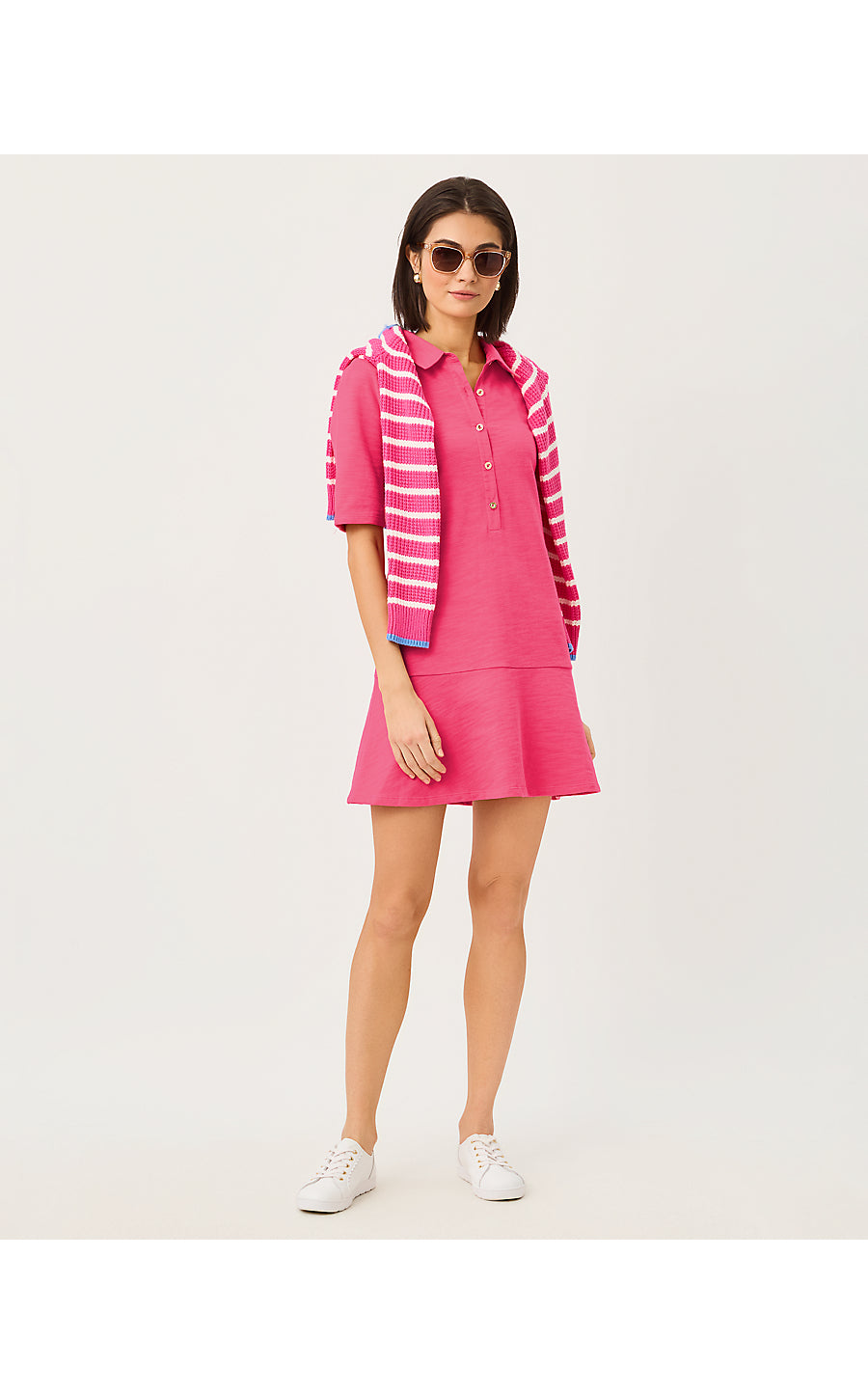 CARMELIA DRESS, PINK ASTER