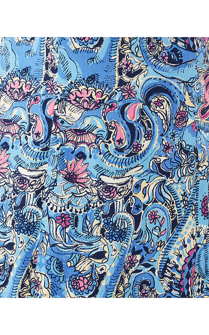 PALOMA SHIFT ROMPER, MULTI PAISLEY PARADE ENGINEERED ROMPER