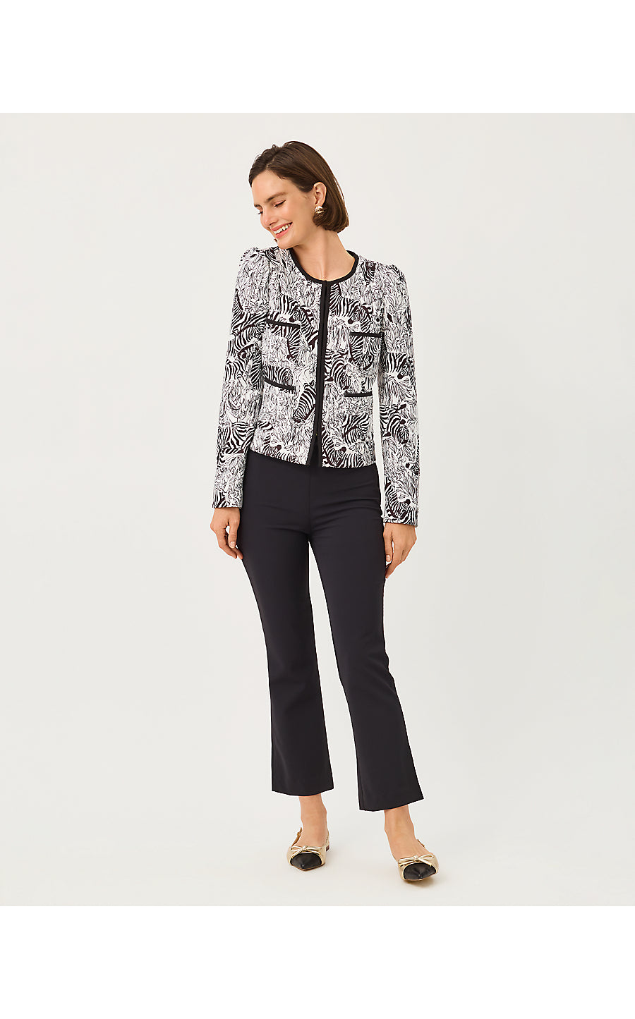 ANNAMARIE QUILTED JACKET, COCONUT CROSSGRAIN Z