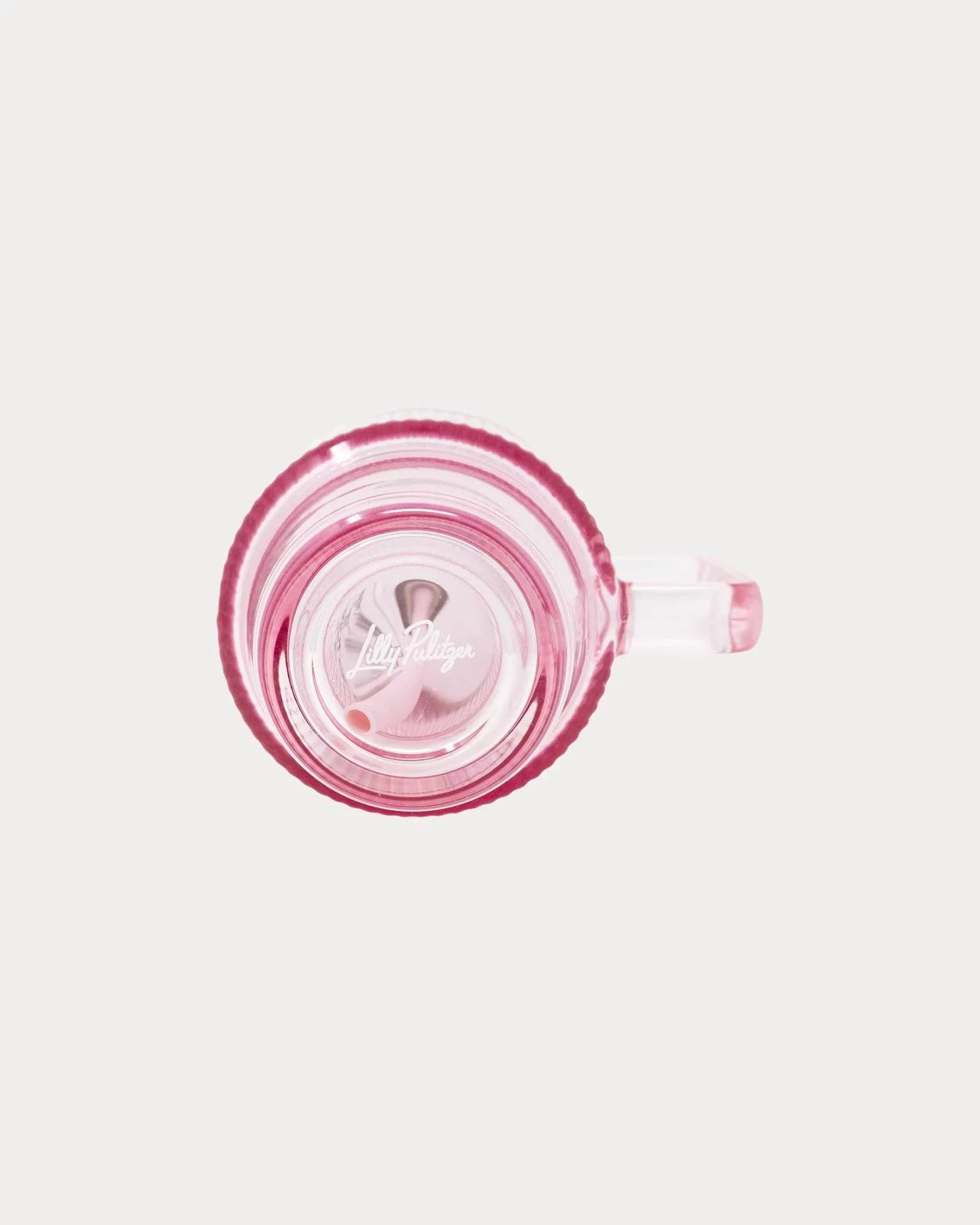 Glass Tumbler with Straw, Lilly Garden Home