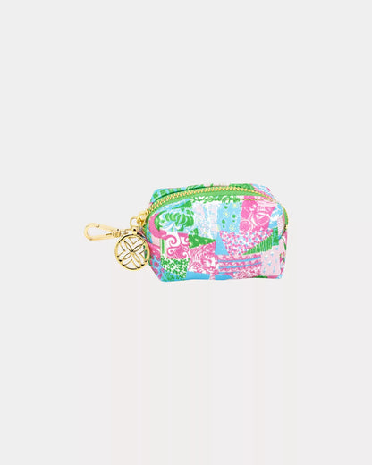 Pet Waste Bag Holder, Crazy Quilt