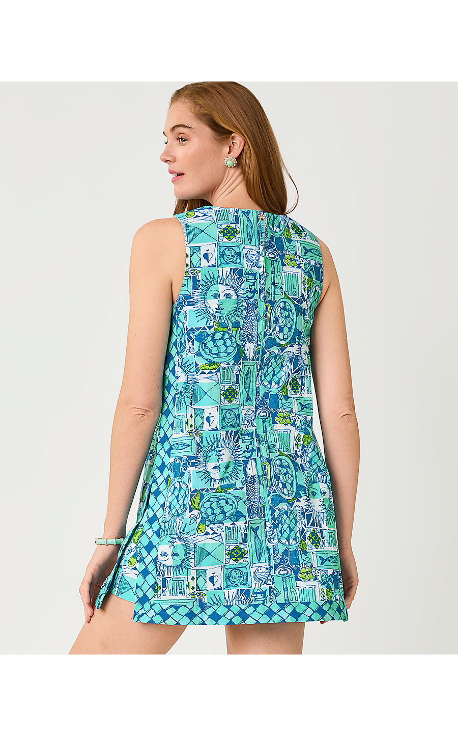 AISLING SHIFT ROMPER, MINT CONDITION HARLILLYQUIN ENGINEERED ROMPER