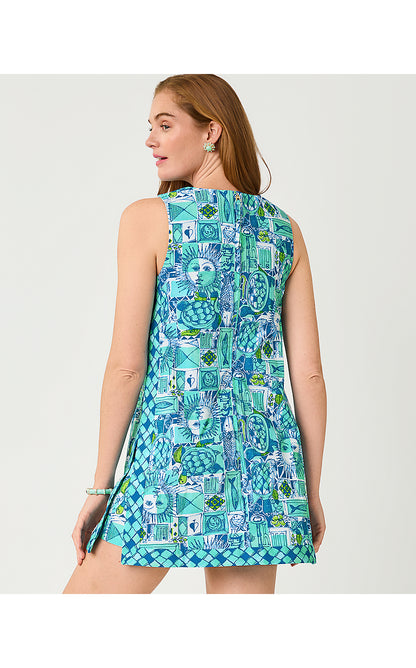 AISLING SHIFT ROMPER, MINT CONDITION HARLILLYQUIN ENGINEERED ROMPER