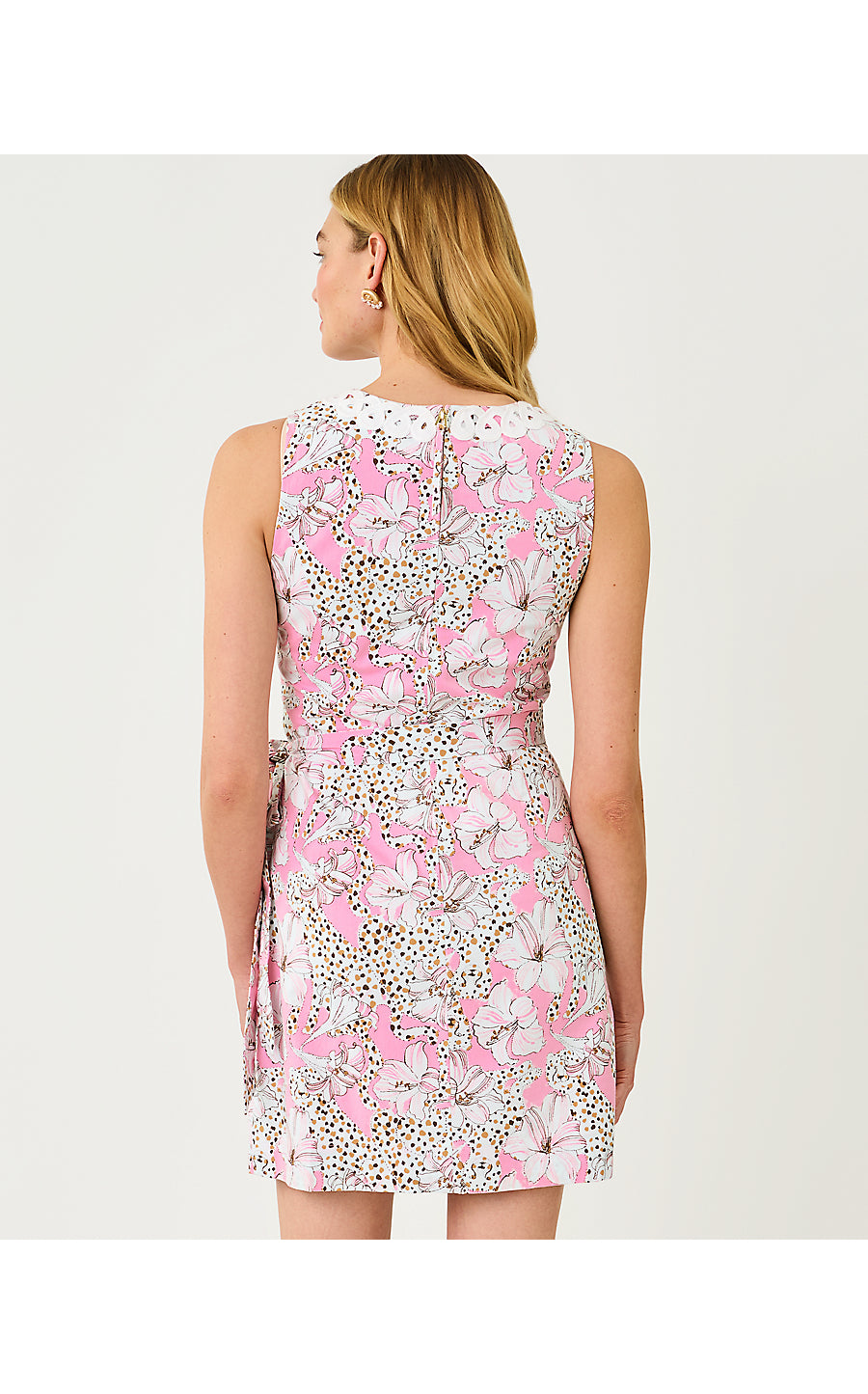 FRESIA STRETCH SHIFT, CONCH SHELL PINK WILDNESS