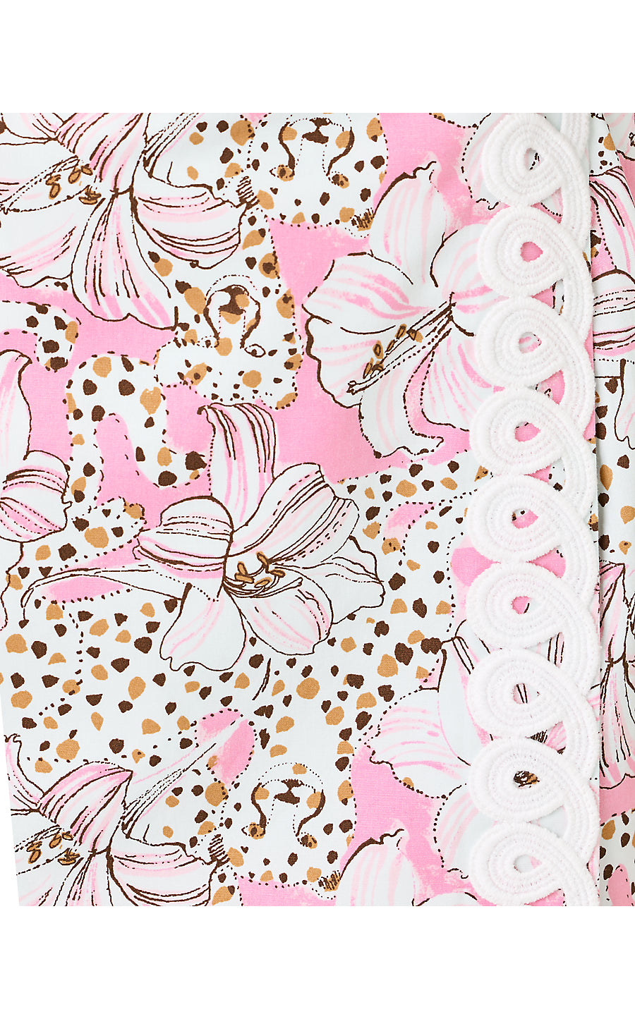 FRESIA STRETCH SHIFT, CONCH SHELL PINK WILDNESS