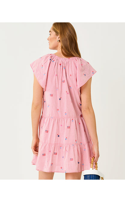 NORELLA DRESS, PARADISE PUNCH ITS A 250TH CELEBRATION STRIPE