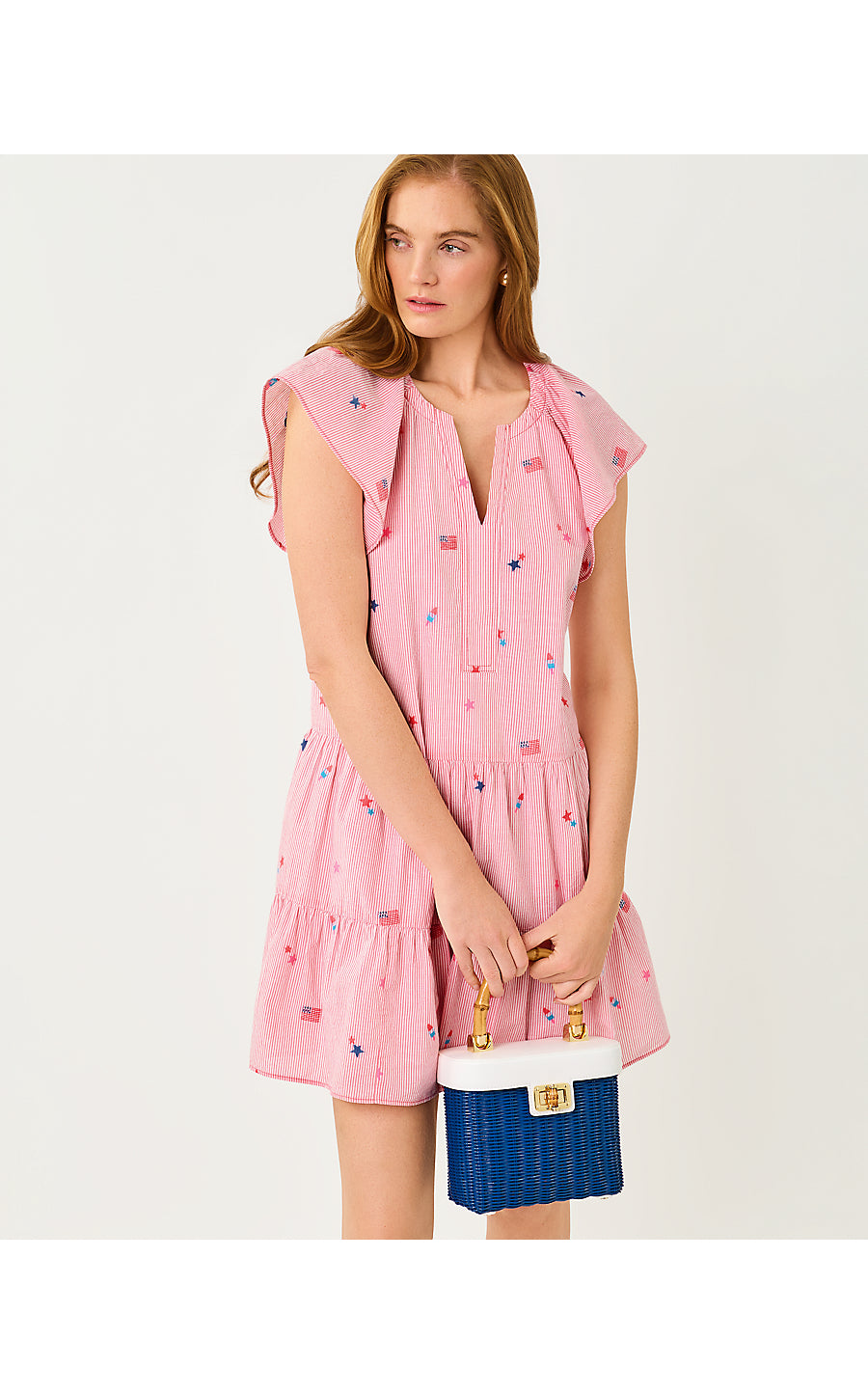 NORELLA DRESS, PARADISE PUNCH ITS A 250TH CELEBRATION STRIPE