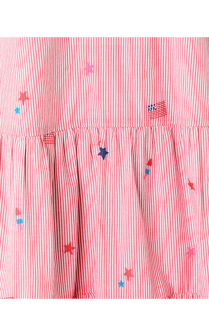 NORELLA DRESS, PARADISE PUNCH ITS A 250TH CELEBRATION STRIPE
