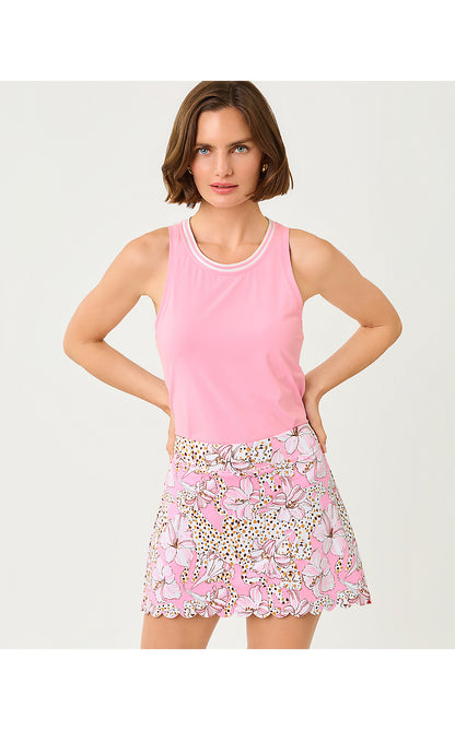 MEENA SCALLOP SKORT UPF 50+, CONCH SHELL PINK WILDNESS