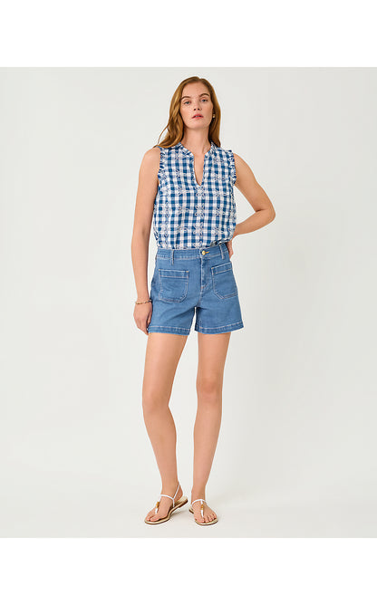 HARLEEN HIGH RISE SHORT, ROSANNA WASH