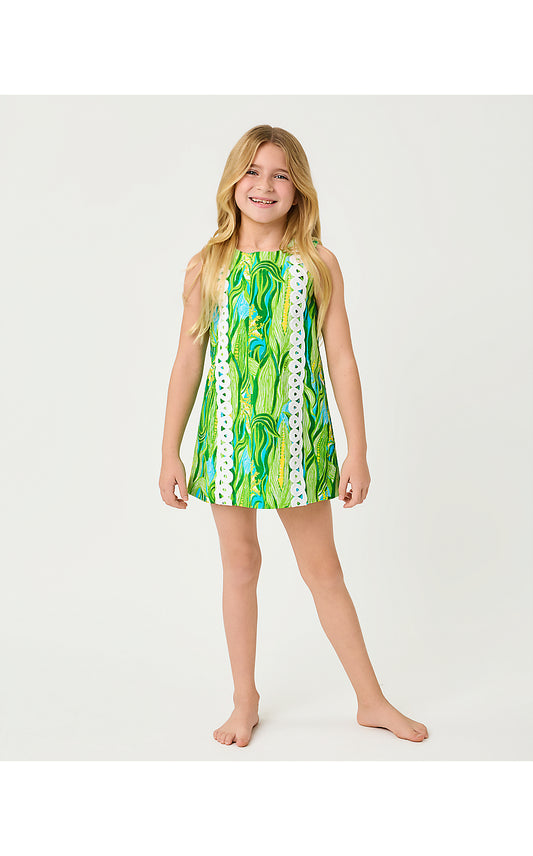 LITTLE LILLY CLASSIC SHIFT, TURQUOISE TIDE SWEET CORN