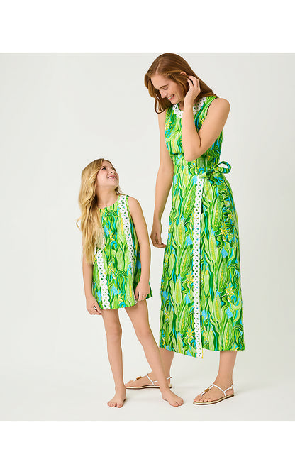 LITTLE LILLY CLASSIC SHIFT, TURQUOISE TIDE SWEET CORN