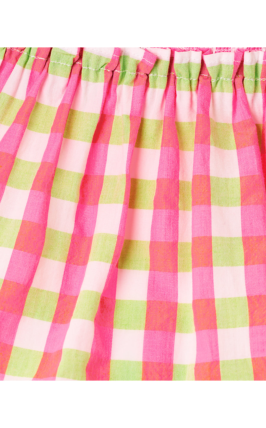 HADLY SMOCKED TOP, CHERRY BLOSSOM PINK SUMMER LOVIN GINGHAM