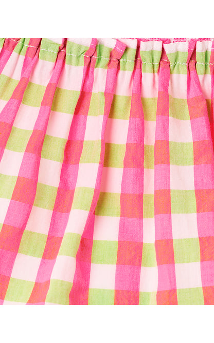 HADLY SMOCKED TOP, CHERRY BLOSSOM PINK SUMMER LOVIN GINGHAM