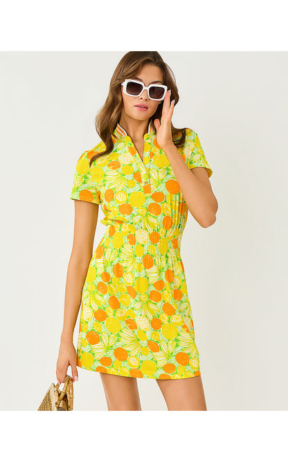 LOVE ACTIVE DRESS UPF 50+, ISLAND PALM ZESTY
