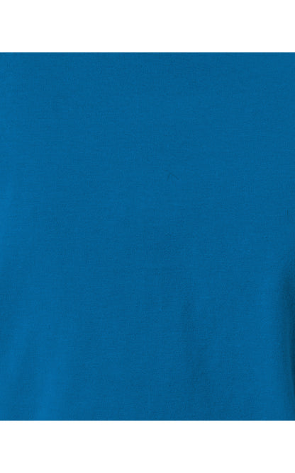 SEBENE KNIT TOP, NASSAU BLUE