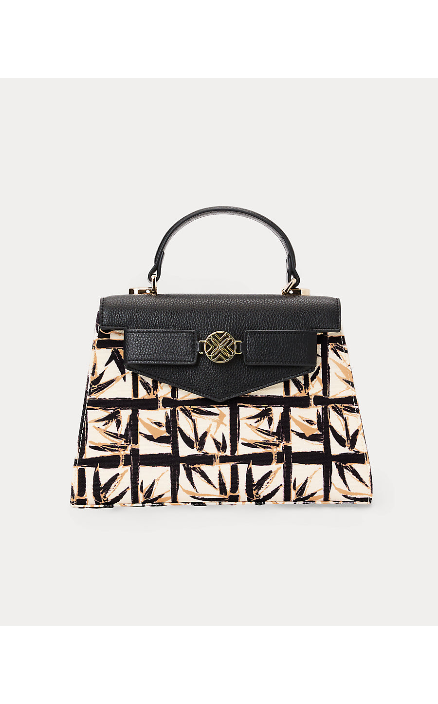 IRVINE TOP HANDLE BAG, COCONUT PEONY PERFECTION BAG ALLOVER