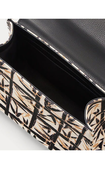 IRVINE TOP HANDLE BAG, COCONUT PEONY PERFECTION BAG ALLOVER