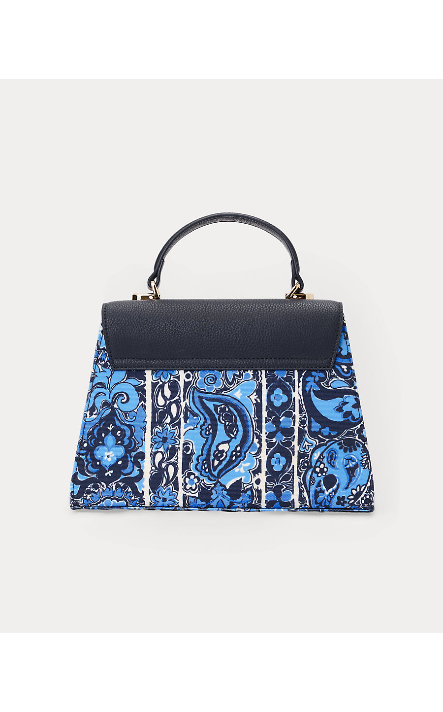 IRVINE TOP HANDLE BAG, LOW TIDE NAVY THE CASBAH ENGINEERED BAG