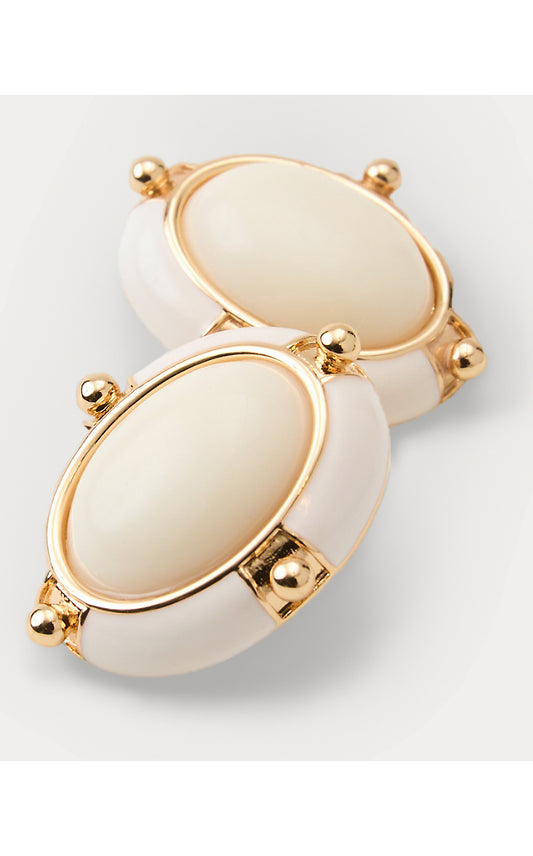 PALM PROWL EARRINGS, COCONUT