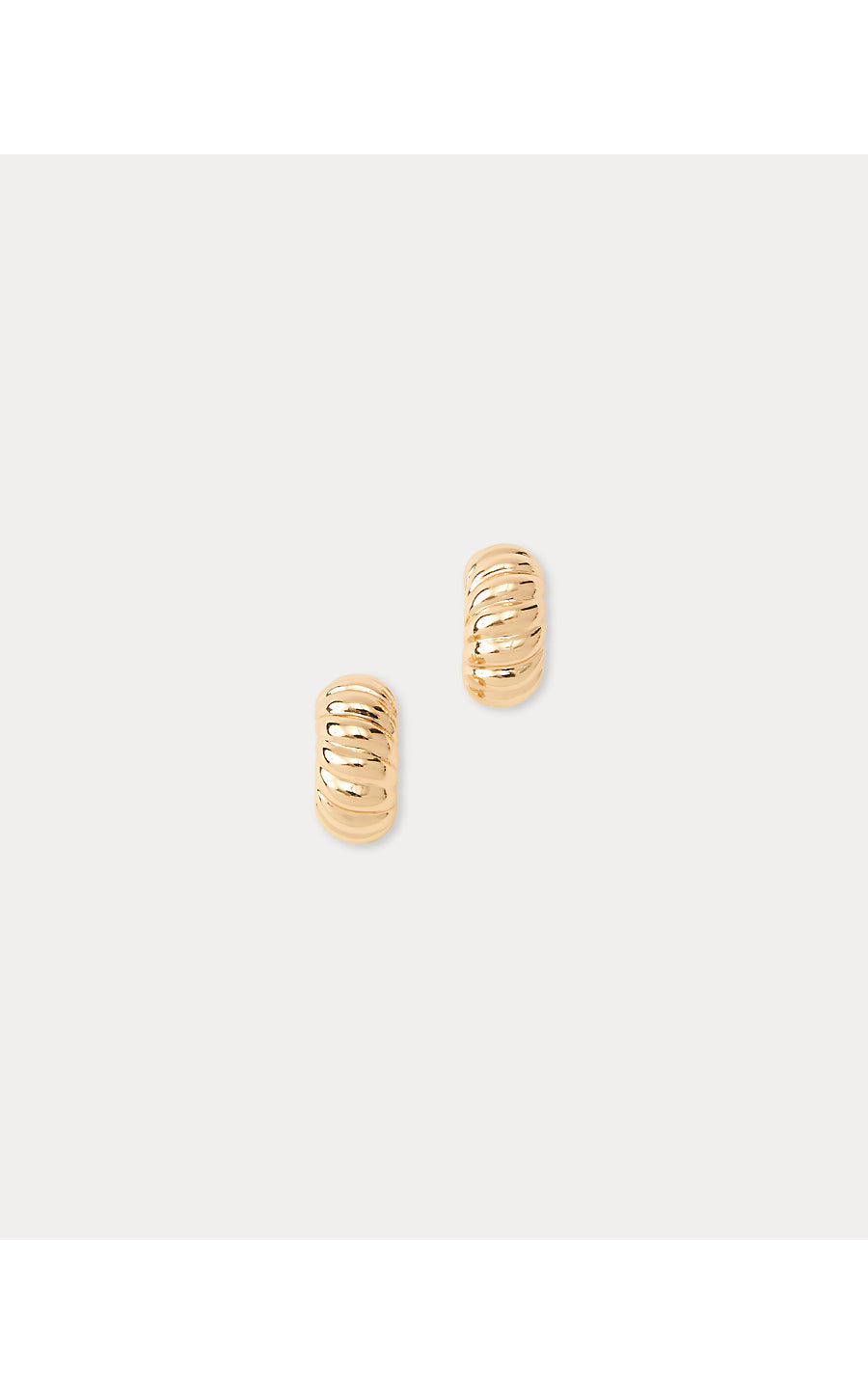 SYMPEONY EARRINGS, GOLD METALLIC