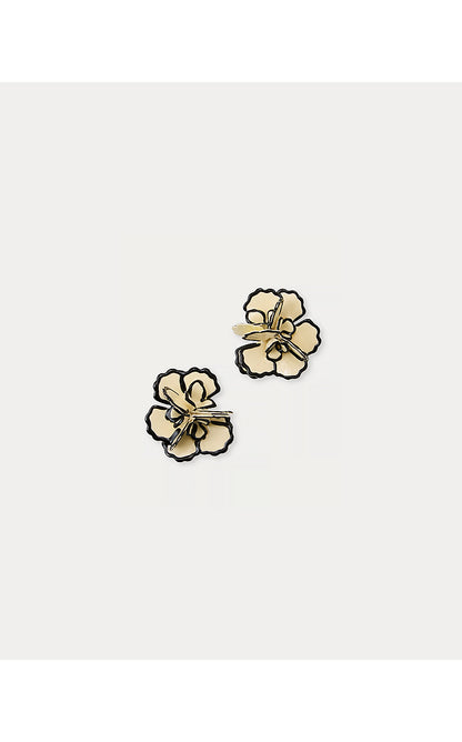 BLUSHING BLOOMS EARRINGS, COCONUT