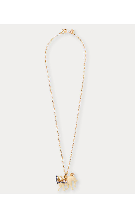 PAISLEY PARADE NECKLACE, COCONUT