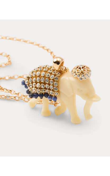 PAISLEY PARADE NECKLACE, COCONUT