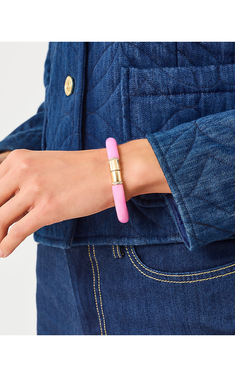 VIA PALM BRACELET, OLEANDER PINK