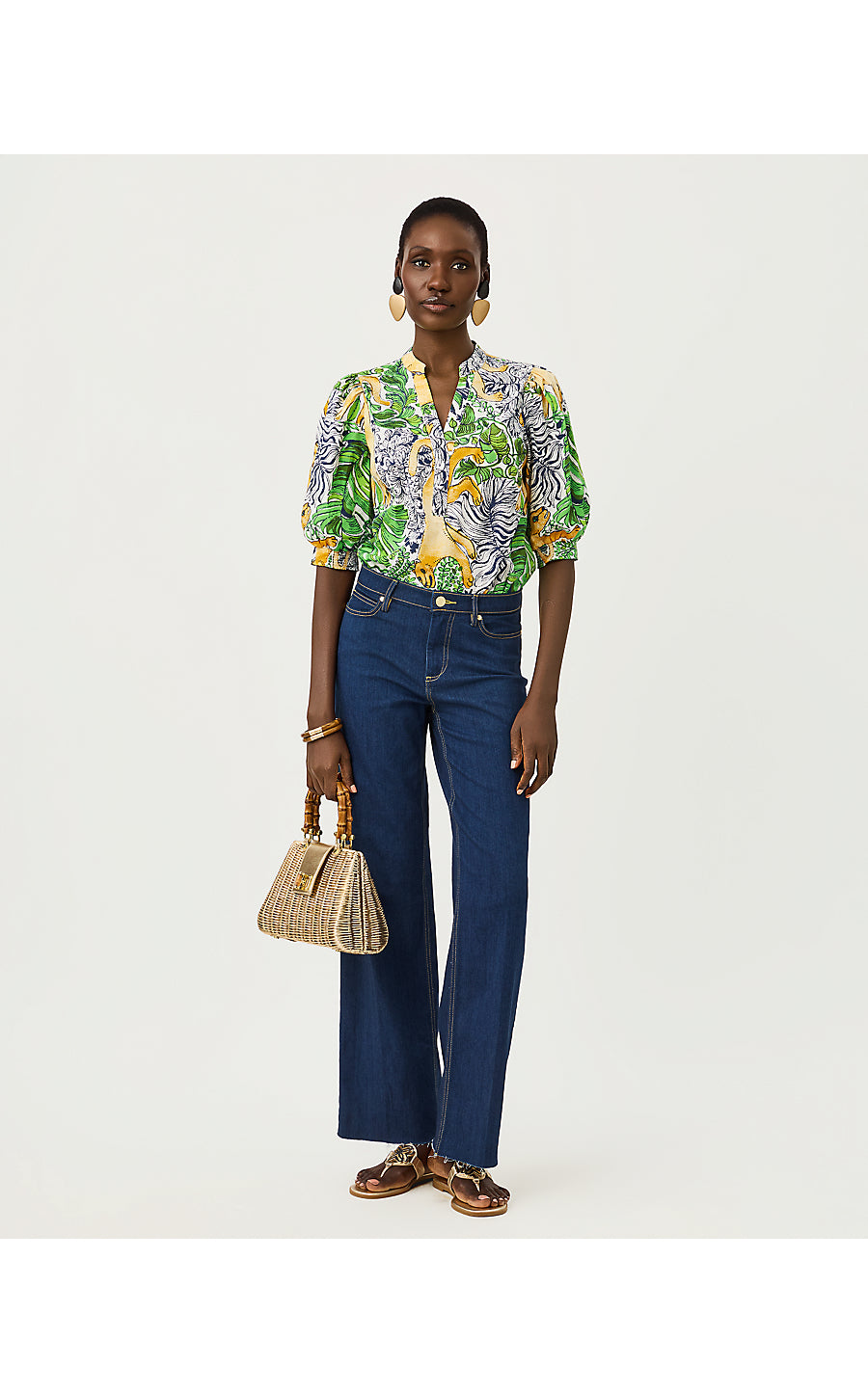 MIALEIGH TOP, MULTI PALM PROWL
