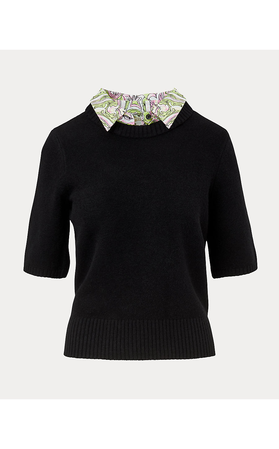 VIVIANN SWEATER, BLACK X ESTORIL