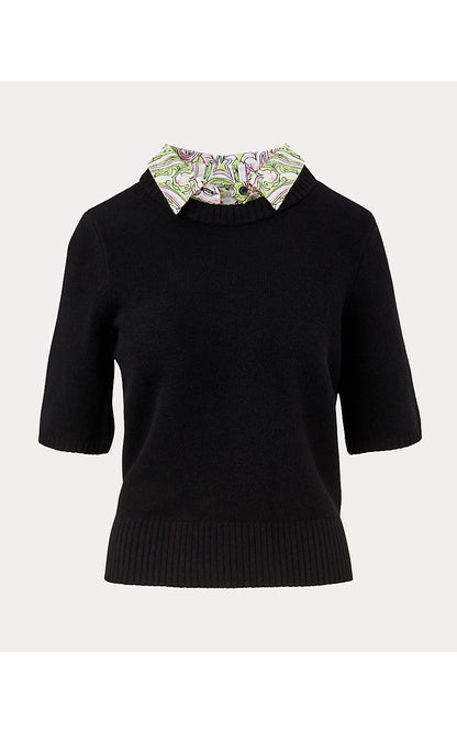 VIVIANN SWEATER, BLACK X ESTORIL
