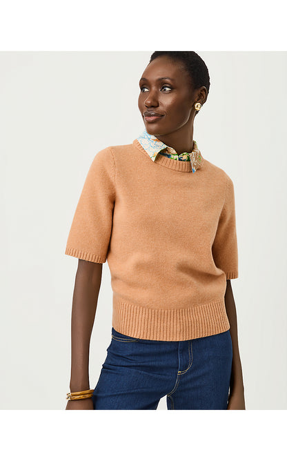 VIVIANN SWEATER, HEATHERED ICED LATTE X SYMPEONY