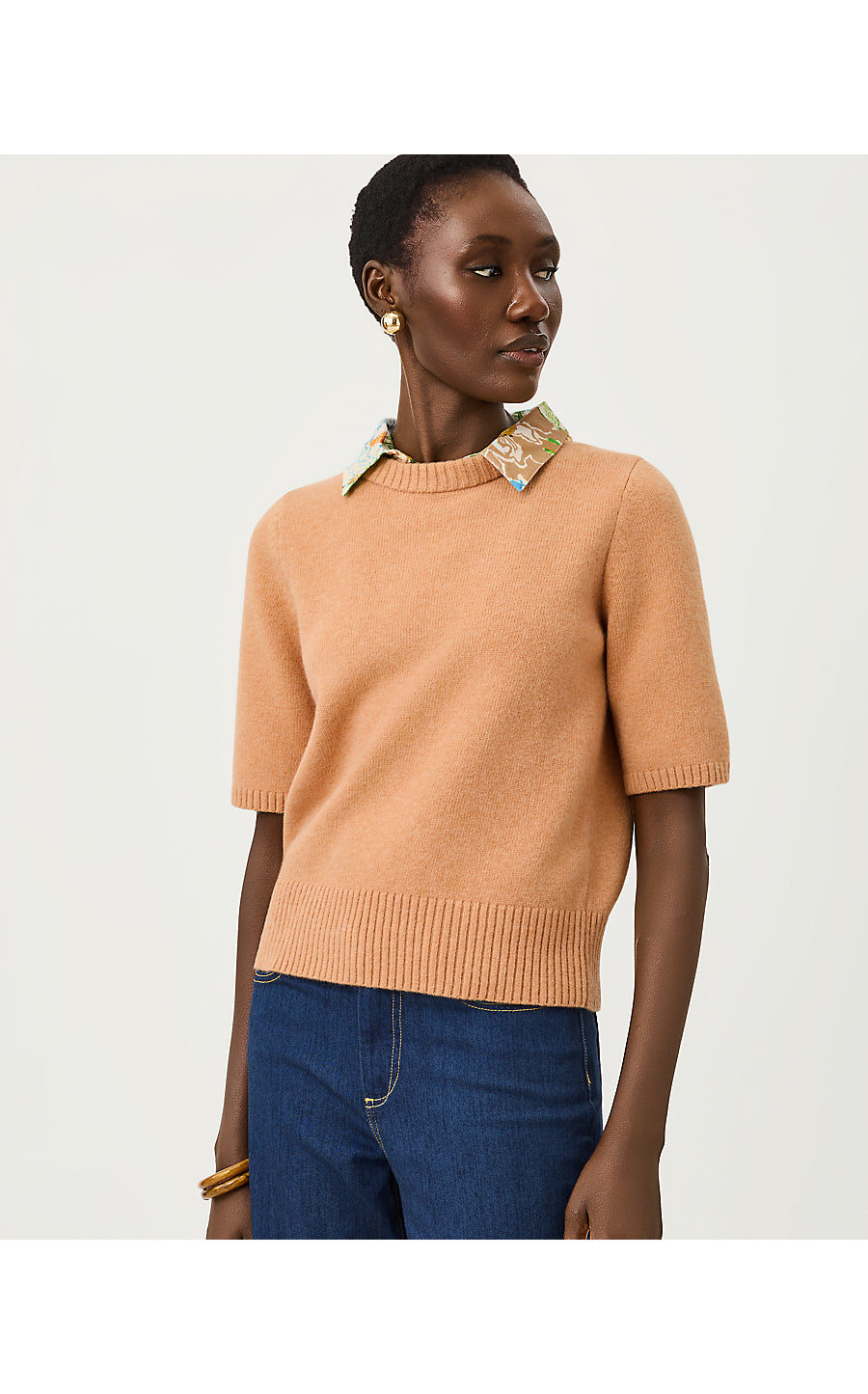 VIVIANN SWEATER, HEATHERED ICED LATTE X SYMPEONY