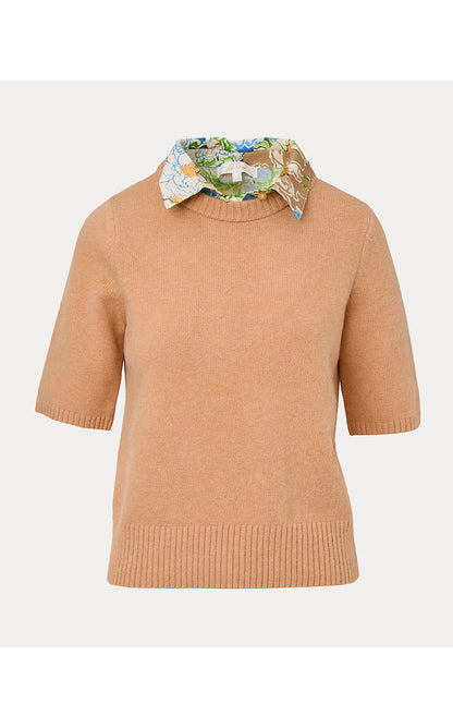VIVIANN SWEATER, HEATHERED ICED LATTE X SYMPEONY