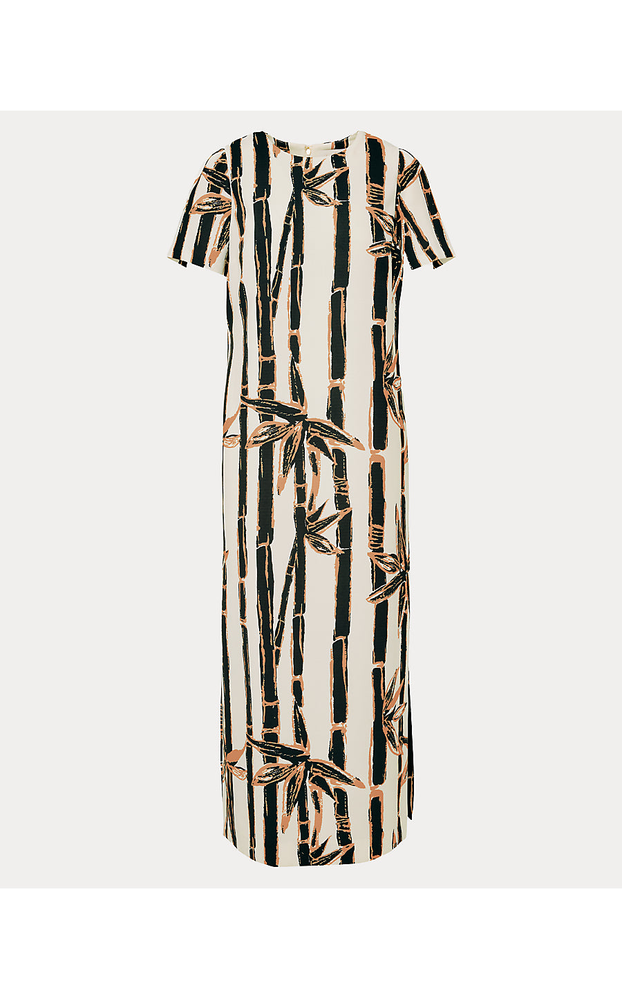 ENIID MAXI DRESS, COCONUT BAMBOO BLISS ENGINEERED WOVEN MAXI
