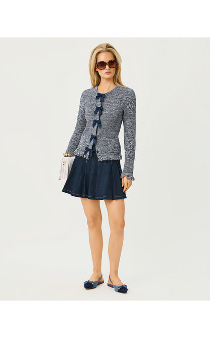 JAYCI DENIM MINI SKIRT, DARK WASH
